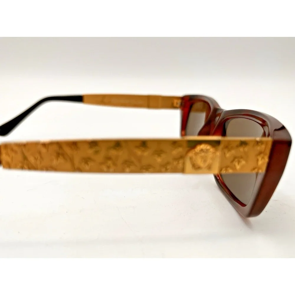 Vintage Gianni Versace Medusa Sunglasses Mod.291/M Col.900 Authentic w/ COA RARE